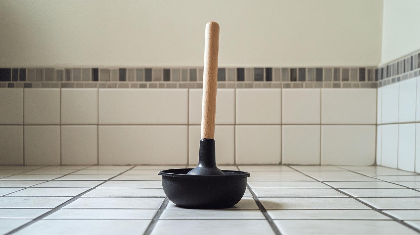 plunger in the bathroom - sink plunger