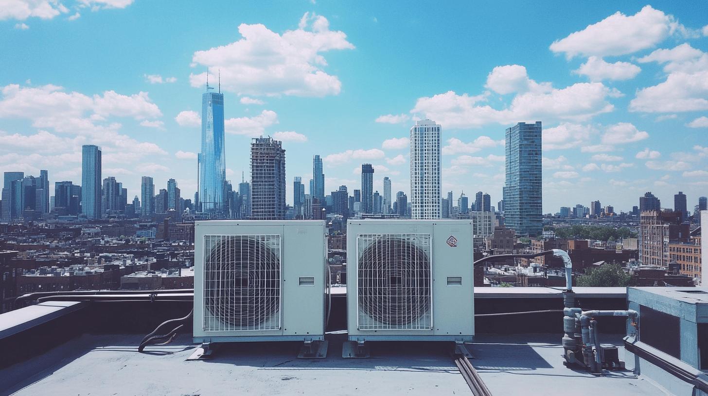 A well-installed HVAC system on the roof.jpg