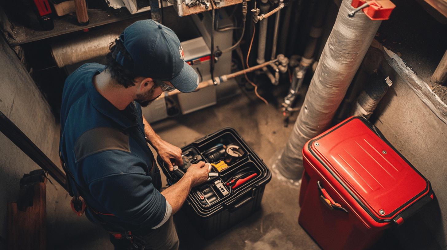 A plumber fixing a HVAC system.jpg