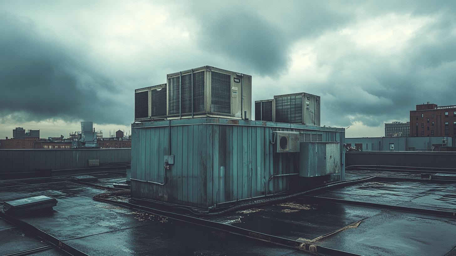 An HVAC system on top of a building.jpg